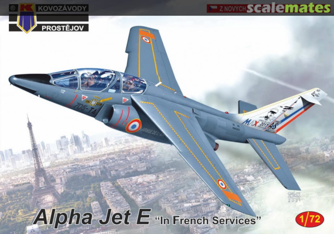 Boxart Alpha Jet E 'In French Service' KPM72264 Kovozávody Prostějov Boxart Alpha Jet E 'In French Service' KPM72264 Kovozávody Prostějov