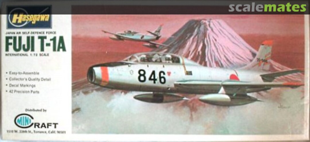 Boxart Fuji T-1A JS-058 Minicraft Hasegawa Boxart Fuji T-1A JS-058 Minicraft Hasegawa