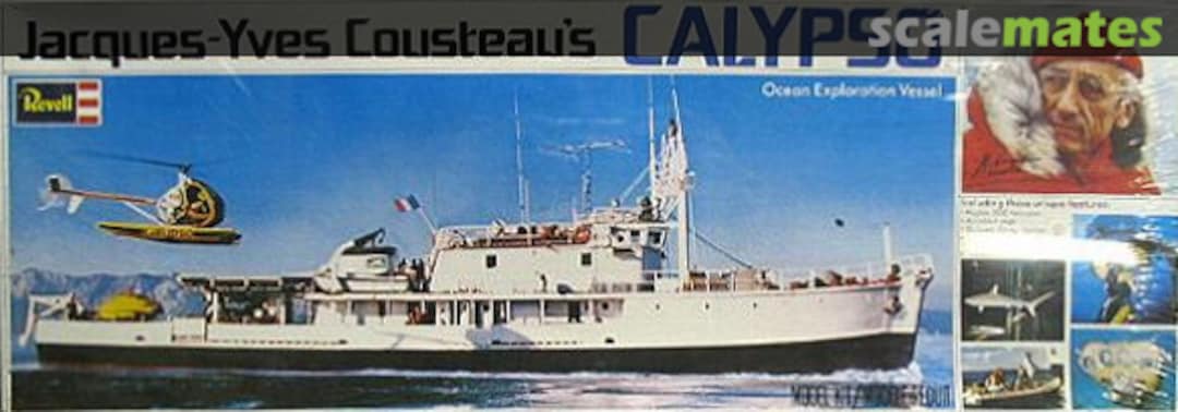 Boxart Jacques-Yves Cousteau's Calypso H-575 Revell Boxart Jacques-Yves Cousteau's Calypso H-575 Revell