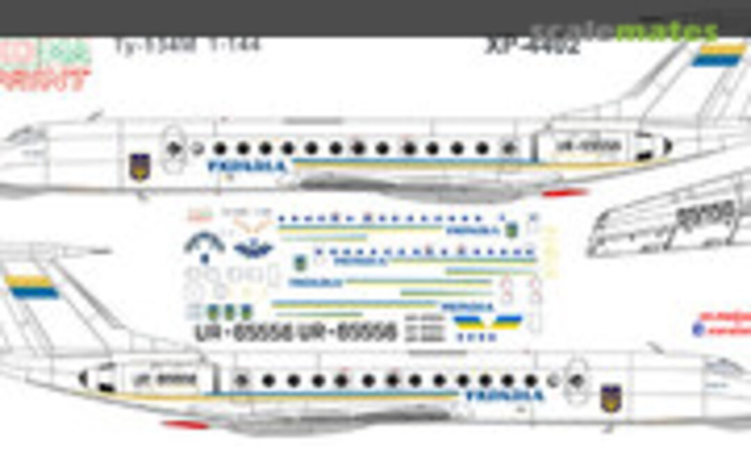 1:144 Tu-134M (HOMA XP-4402) XP-4402