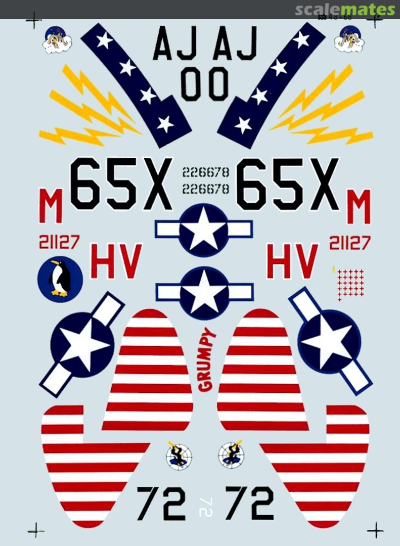 Boxart P-47D Thunderbolts 48-68 Microscale