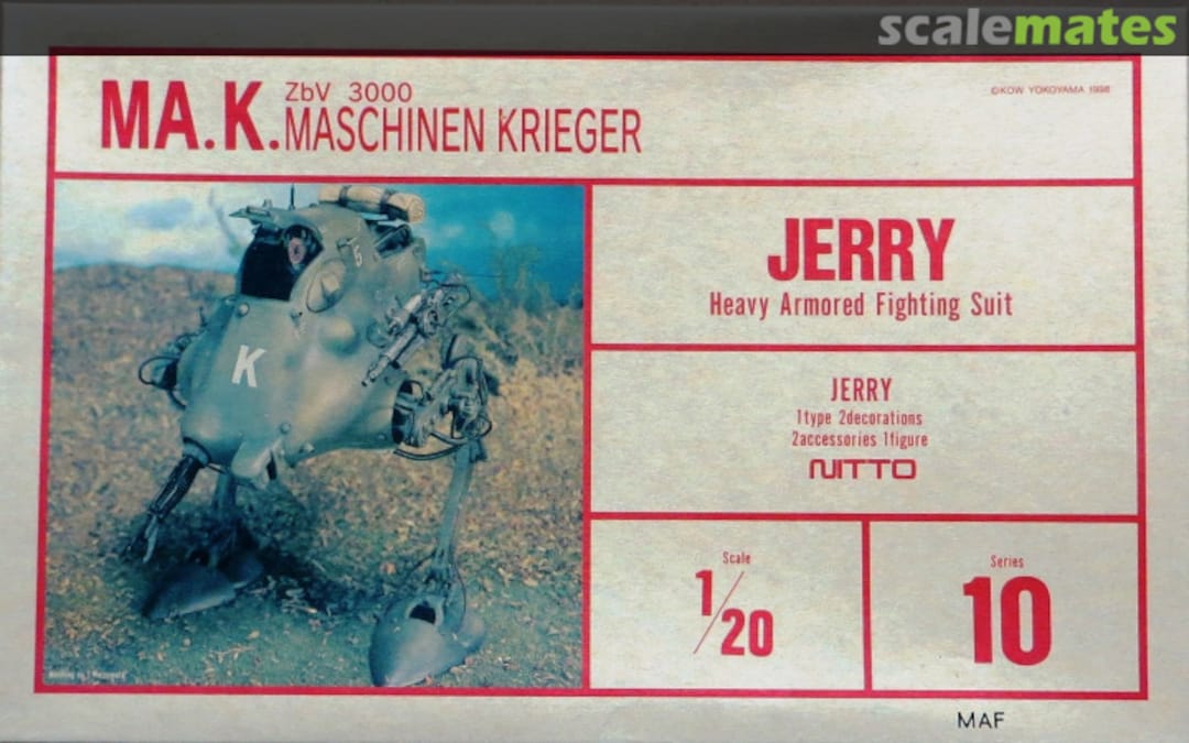 Boxart Jerry Ma.K Series 10 Nitto Boxart Jerry Ma.K Series 10 Nitto