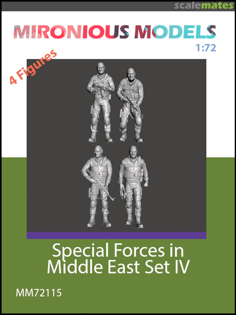 Boxart Special Forces in Middle East Set IV MM72115 Mironious Models Boxart Special Forces in Middle East Set IV MM72115 Mironious Models