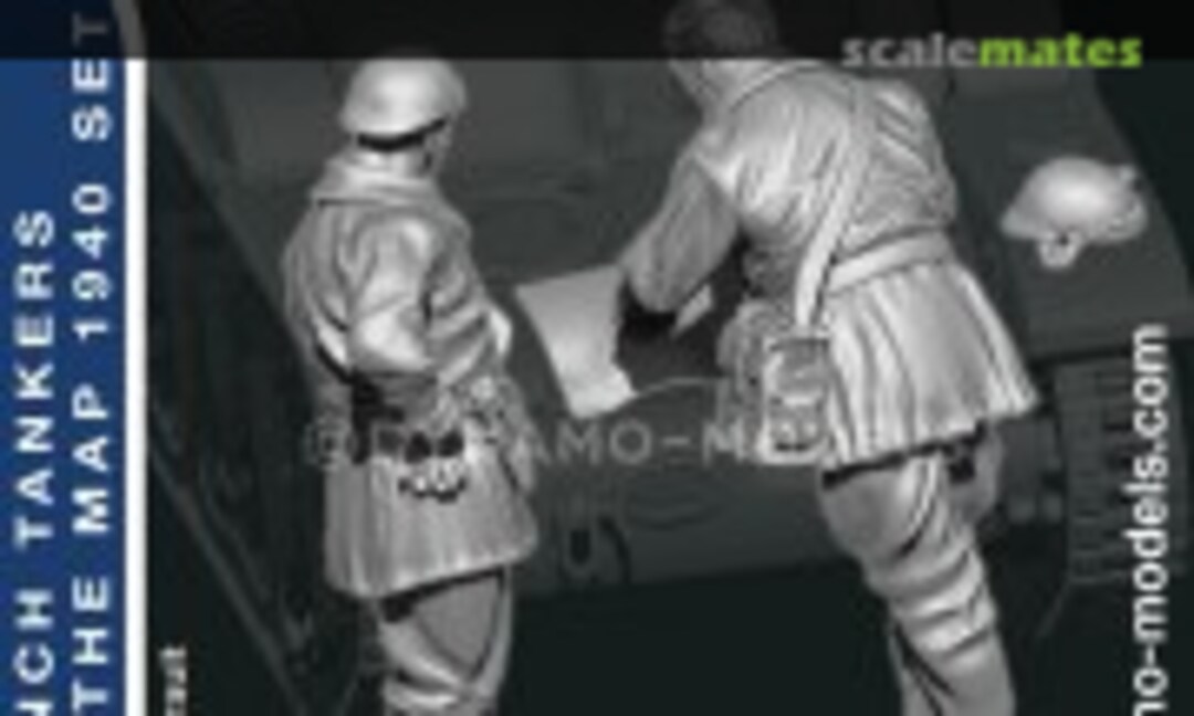 1:72 French Tankers Reading the Map 1940 Set (Dynamo Models 72053) 72053