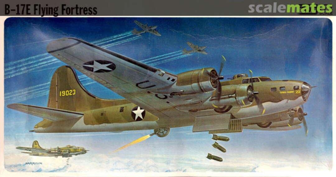 Boxart B-17E Flying Fortress F213 FROG Boxart B-17E Flying Fortress F213 FROG