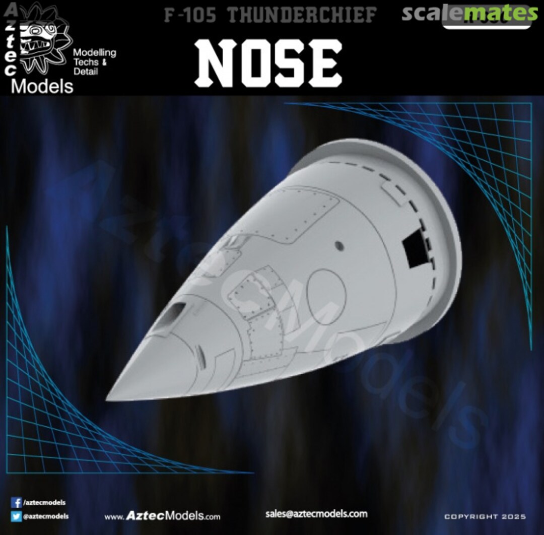 Boxart F-105B Thunderchief nose R48-050 Aztec Models