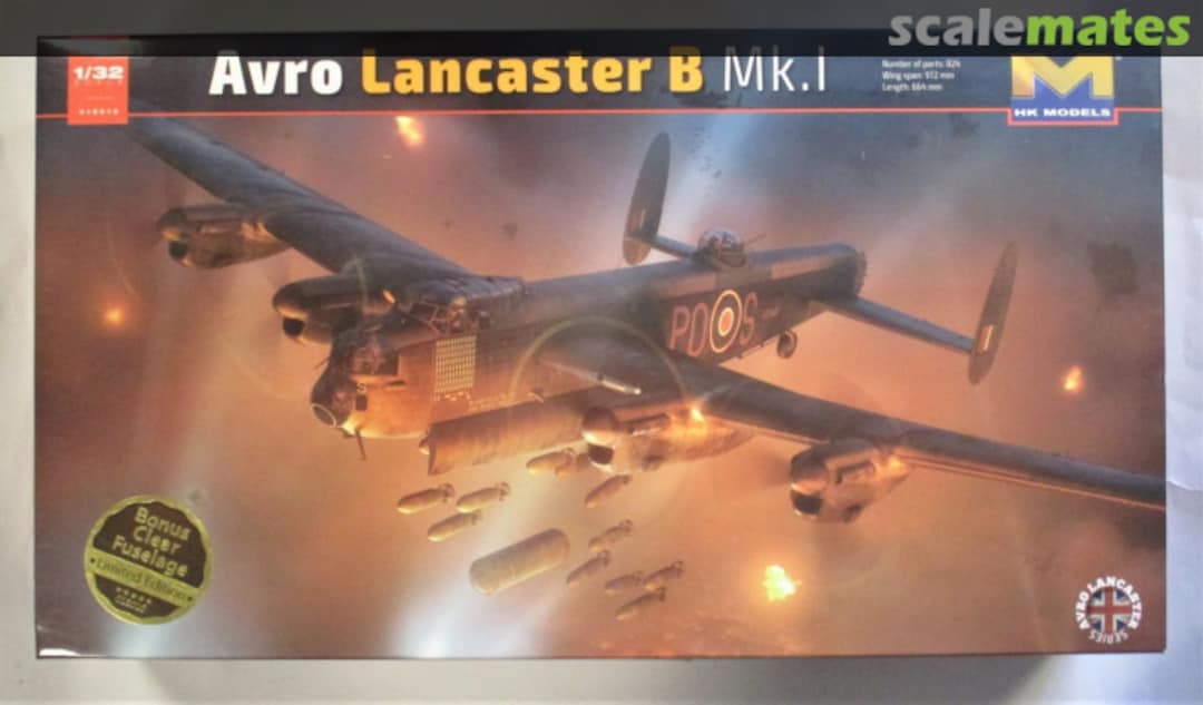 Boxart AVRO LANCASTER B MK.I 01E010bonus HK Models Boxart AVRO LANCASTER B MK.I 01E010bonus HK Models
