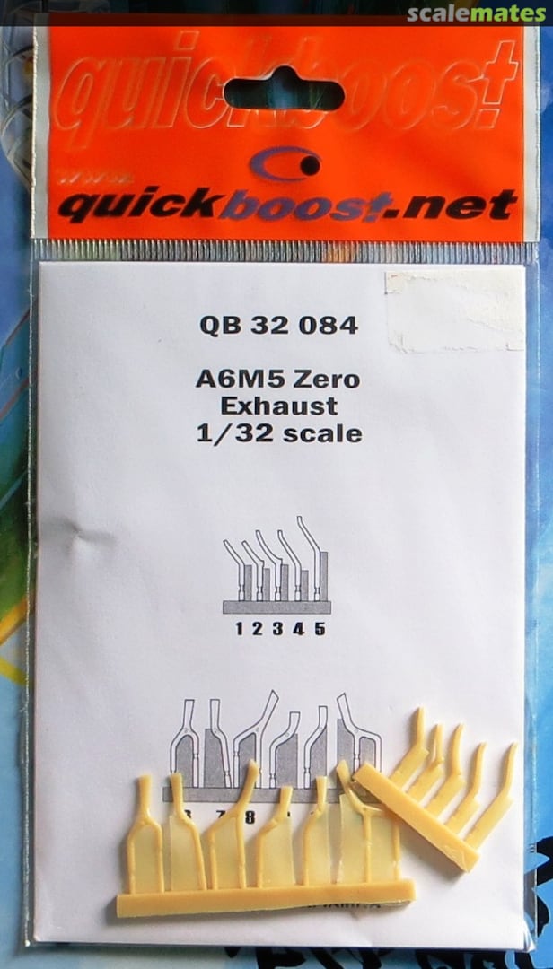 Boxart A6M5 Zero - Exhaust QB 32 084 Quickboost Boxart A6M5 Zero - Exhaust QB 32 084 Quickboost