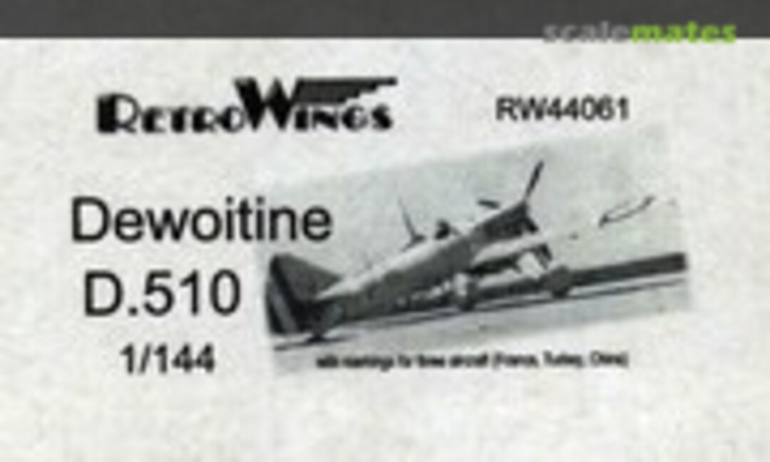 1:144 Dewoitine D.510 (RetroWings RW44061) RW44061