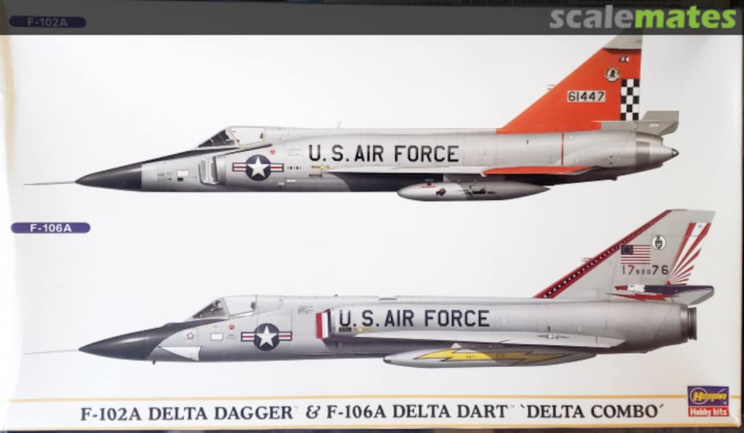 Boxart F-102A Delta Dagger & F-106A Delta Dart `Delta Combo´ 00962 Hasegawa Boxart F-102A Delta Dagger & F-106A Delta Dart `Delta Combo´ 00962 Hasegawa