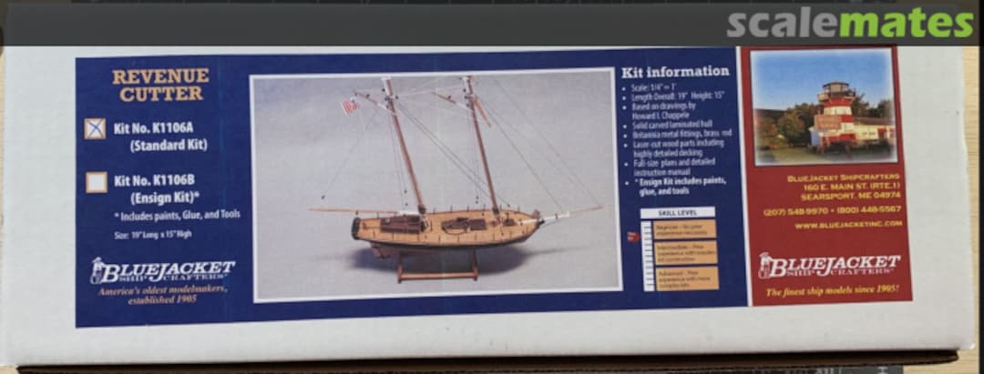 Boxart Revenue Cutter K1106A Bluejacket Ship Crafters Boxart Revenue Cutter K1106A Bluejacket Ship Crafters