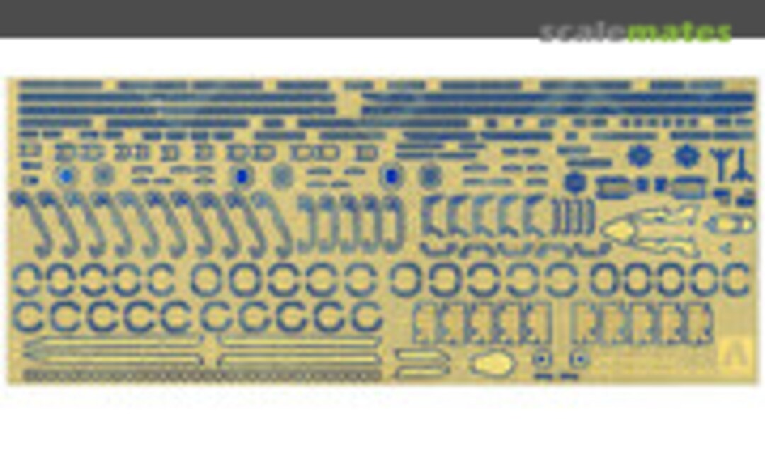 1:700 Torpedo Cruiser Oi: Kitakami Etching Set (Aoshima 05047) 05047
