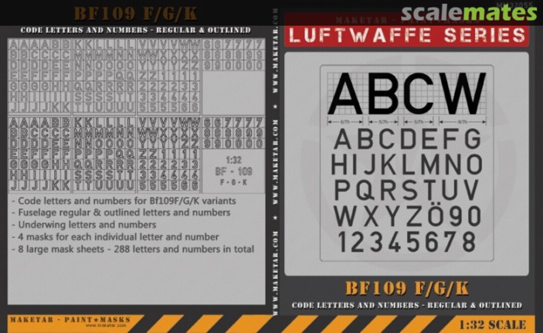 Boxart Messerschmitt Bf-109 F/G/K MM24055V Maketar