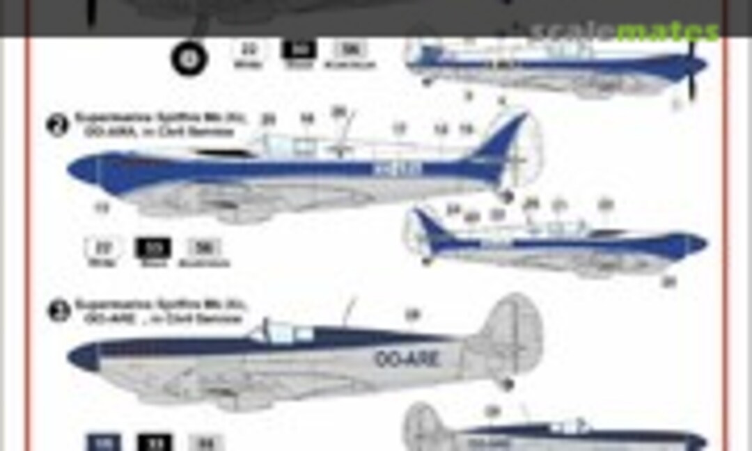 1:72 Supermarine Spitfire Mk.IXc In Civil Service (AZmodel AZA7033) AZA7033