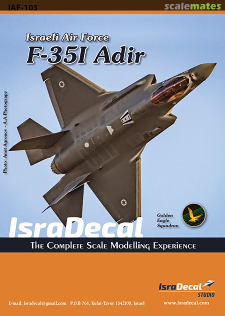 Boxart F-35I Adir IAF-103 IsraDecal Studio Boxart F-35I Adir IAF-103 IsraDecal Studio