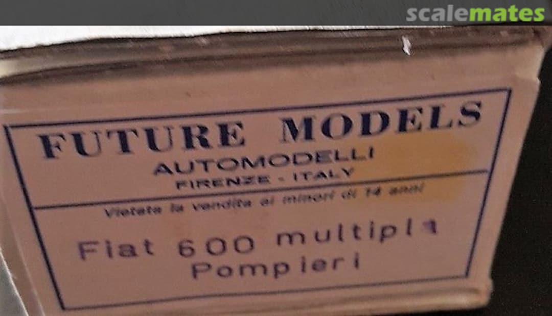 Boxart Fiat 600 Multipla Future Models Boxart Fiat 600 Multipla Future Models