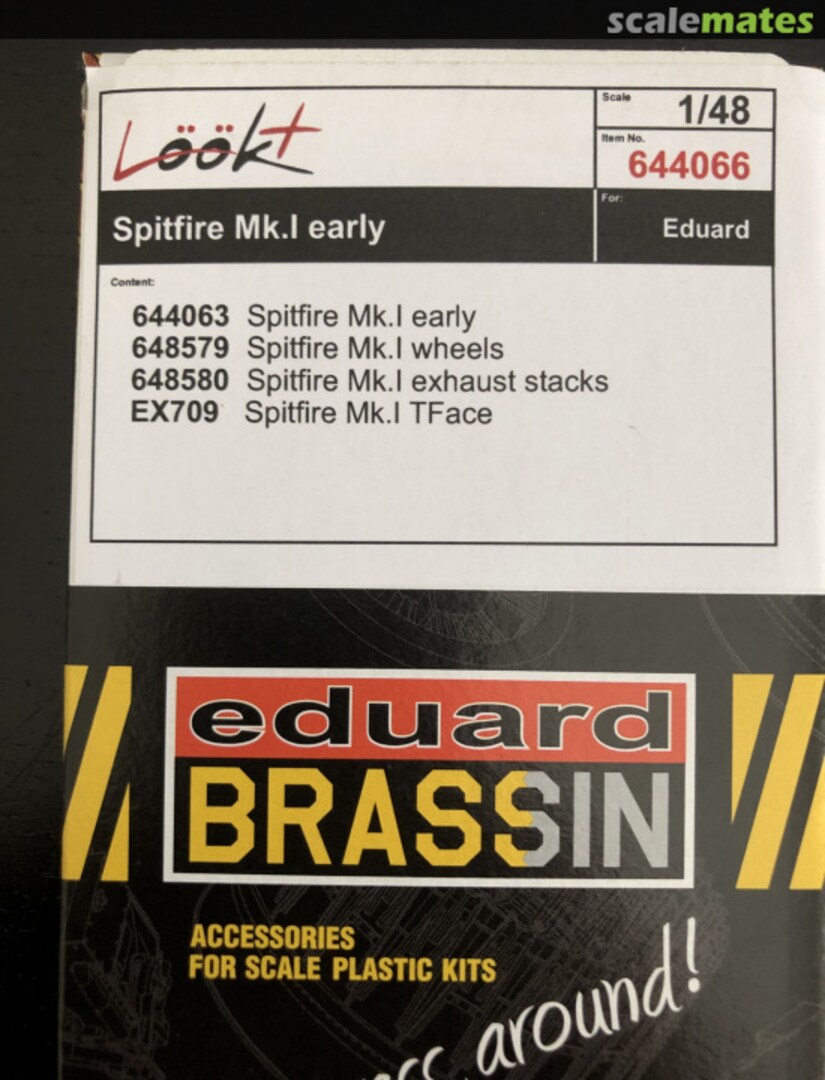 Boxart Spitfire Mk.I early 644066 Eduard