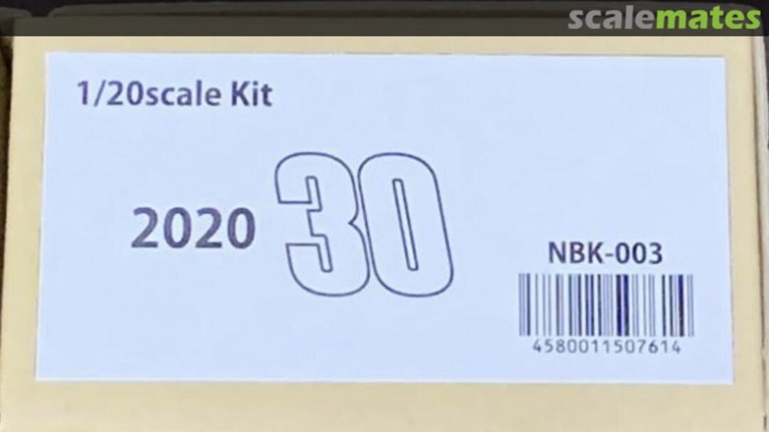 Boxart Dallara DW12 NBK-003 Model Factory Hiro Boxart Dallara DW12 NBK-003 Model Factory Hiro