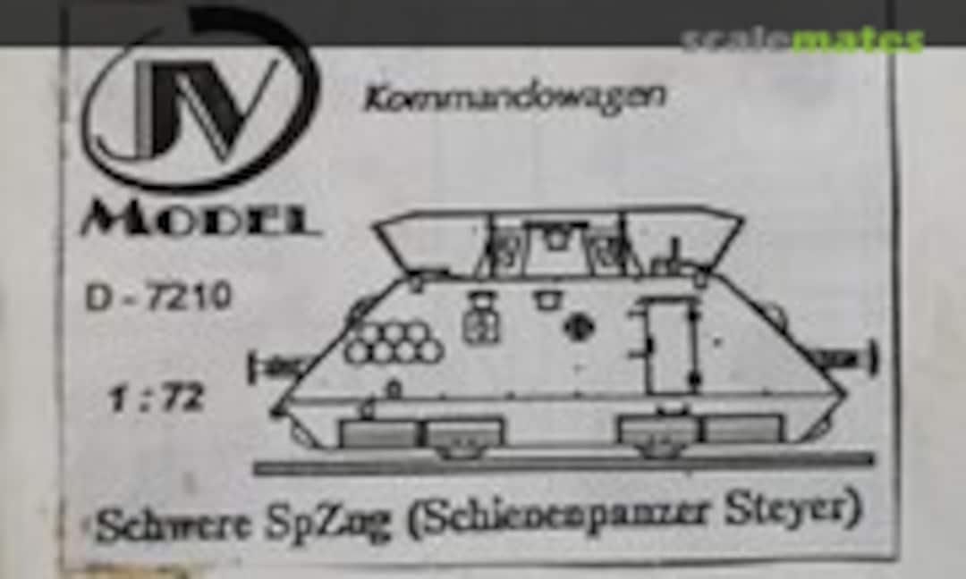 1:72 Schwere SpZug (Schienenpanzer Steyer) (JV Model D-7210) D-7210
