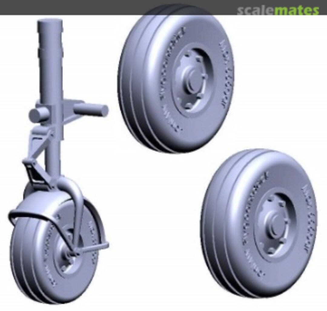 Boxart Saab 105 Sk60 nose gear + main wheels MMK4946 Maestro Models Boxart Saab 105 Sk60 nose gear + main wheels MMK4946 Maestro Models