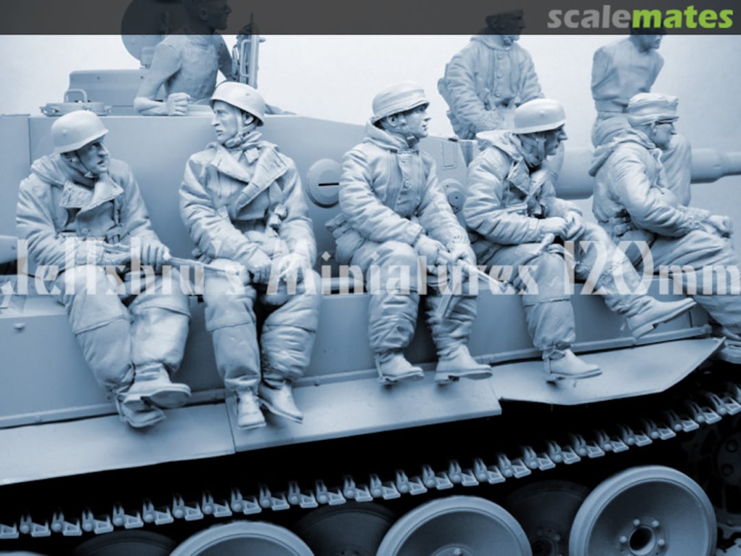 Boxart 2nd Fallschirmjager Div. (Ukraine) on the Pz.VI 'Tiger' Ausf E. 'S33' (set 1) JS120182 Jeffshiu's Miniatures Boxart 2nd Fallschirmjager Div. (Ukraine) on the Pz.VI 'Tiger' Ausf E. 'S33' (set 1) JS120182 Jeffshiu's Miniatures