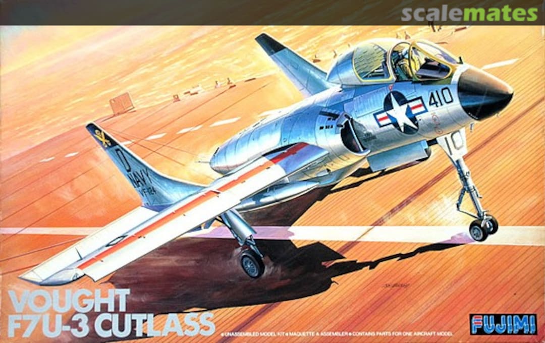 Boxart Vought F7U-3 Cutlass 27010 Fujimi
