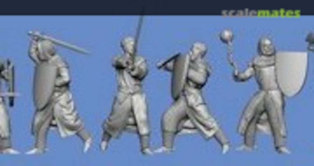 1:72 Knights Templar 03 (6 Figures) (Germania Figuren GF72-5352) GF72-5352