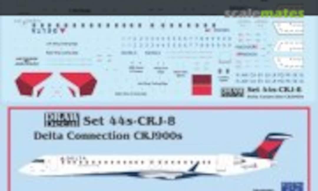 1:144 Delta Connection CRJ900s (Draw Decal 44-CRJ-8) 44-CRJ-8