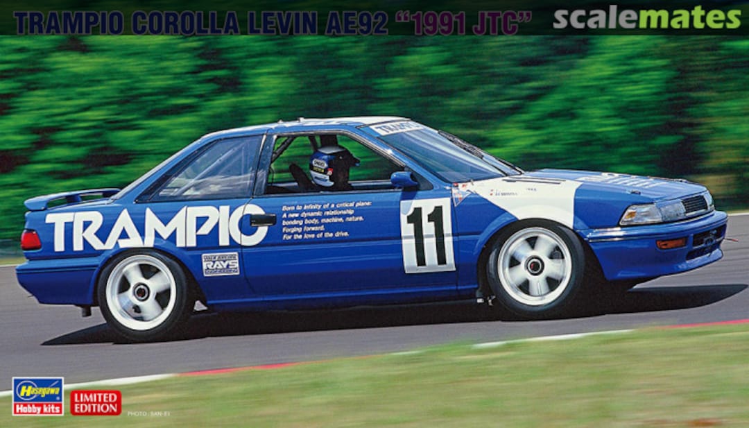 Boxart Trampio Corolla Levin AE92 "1991 JTC" 20717 Hasegawa Boxart Trampio Corolla Levin AE92 "1991 JTC" 20717 Hasegawa