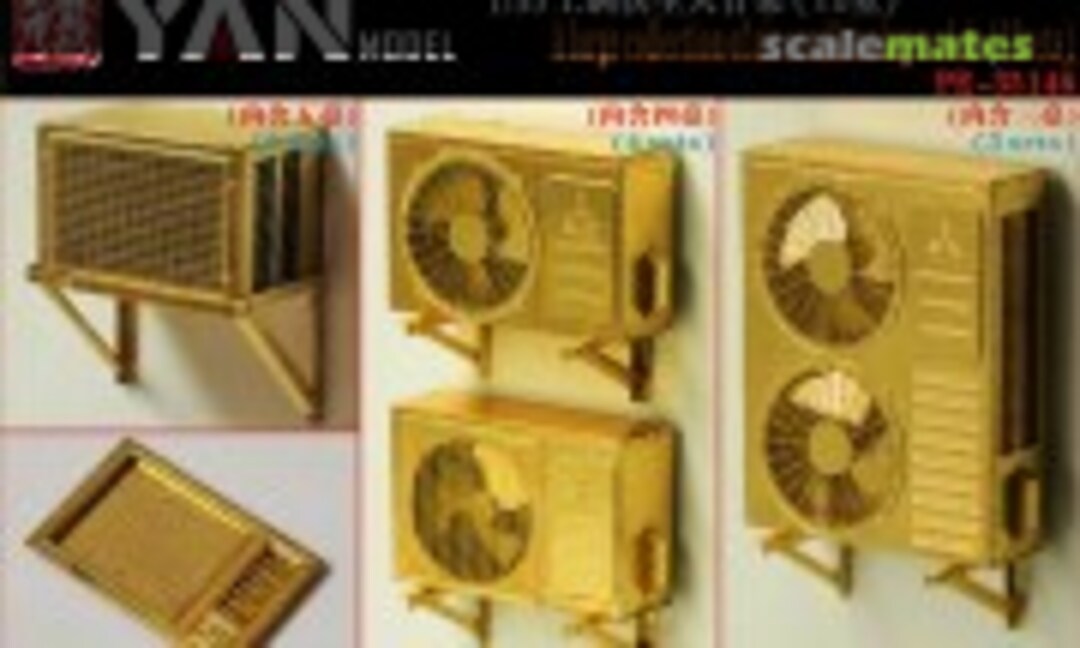 1:35 Air Conditioners (3 types, 12 pcs.) (Yan Model PE-35146) PE-35146