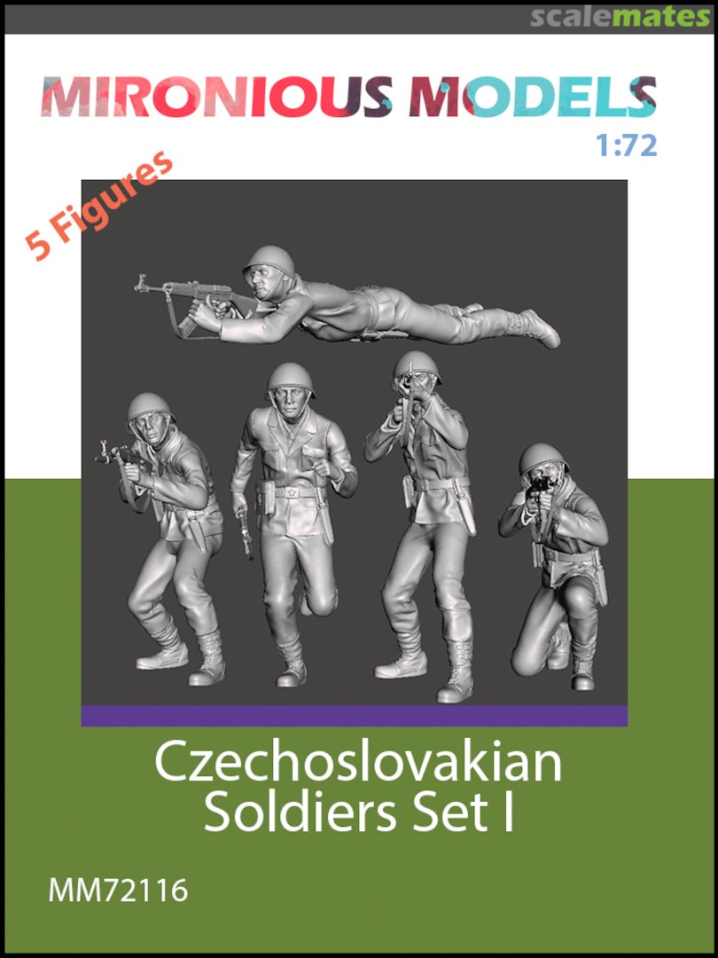 Boxart Czechslovakian Soldiers Set I MM72116 Mironious Models Boxart Czechslovakian Soldiers Set I MM72116 Mironious Models