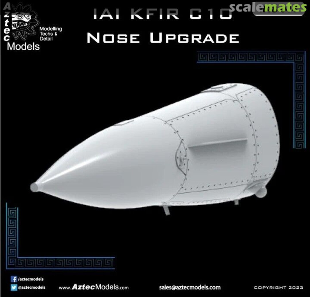 Boxart Kfir C10 Nose correction R48-044 Aztec Models Boxart Kfir C10 Nose correction R48-044 Aztec Models