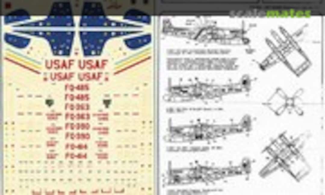 1:72 F-82 Twin Mustang (Travers 72-017) 72-017