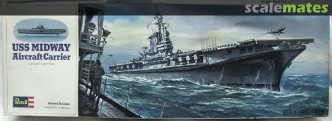 Boxart USS Midway CV-41 H-441 Revell Boxart USS Midway CV-41 H-441 Revell