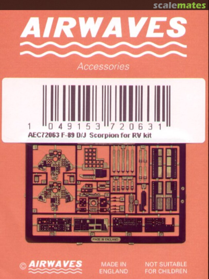 Boxart Northrop F-89D / F-89J Scorpion AEC72063 Airwaves Boxart Northrop F-89D / F-89J Scorpion AEC72063 Airwaves
