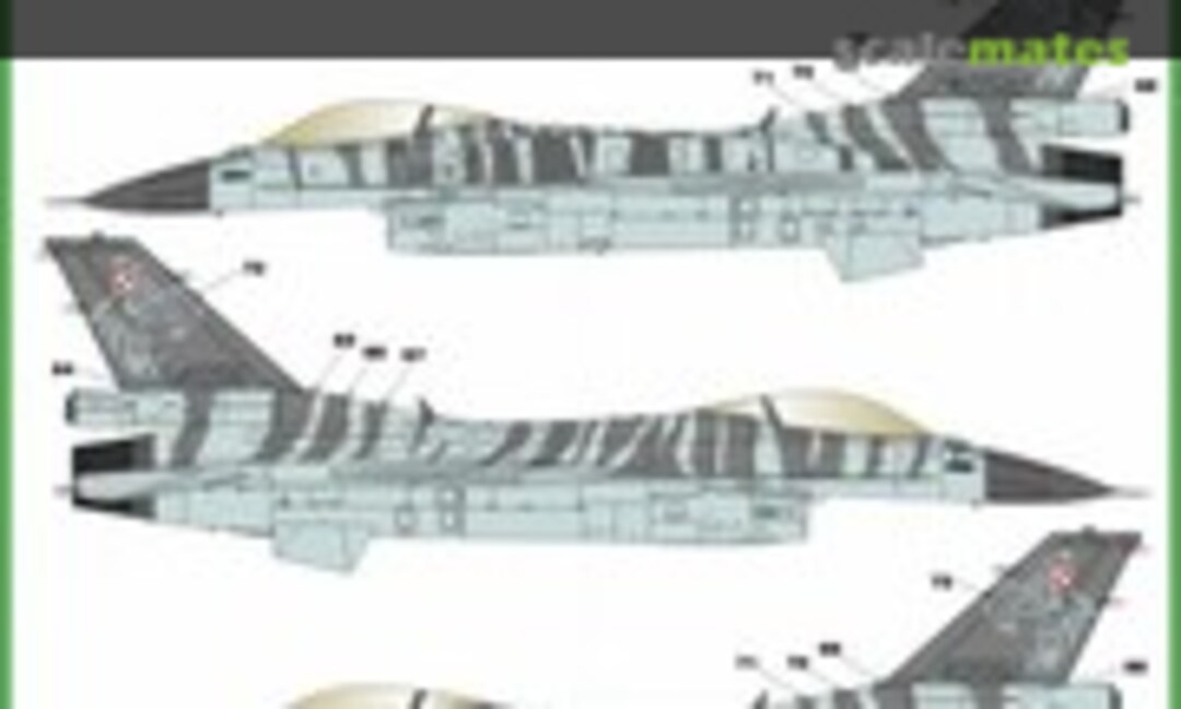 1:32 Polish F-16C Nato Tiger Meet 2015 F-16 Tiger Demo Team Poland (ModelMaker MD32061) MD32061