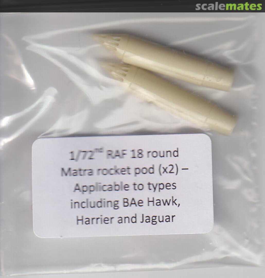 Boxart RAF 18 Round Matra Rocket Pod Freightdog Models Boxart RAF 18 Round Matra Rocket Pod Freightdog Models