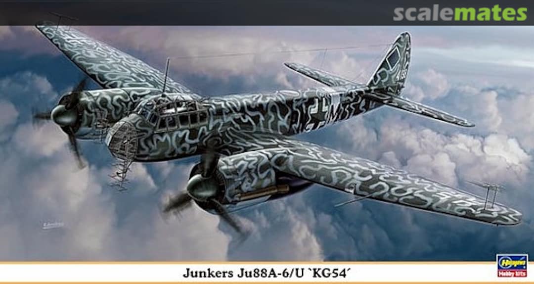 Boxart Junkers Ju 88A-6/U `KG 54´ 00963 Hasegawa Boxart Junkers Ju 88A-6/U `KG 54´ 00963 Hasegawa
