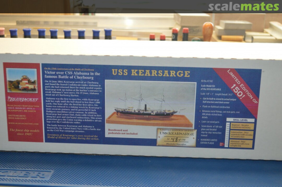 Boxart U.S.S. Kearsarge 1102 Bluejacket Ship Crafters Boxart U.S.S. Kearsarge 1102 Bluejacket Ship Crafters