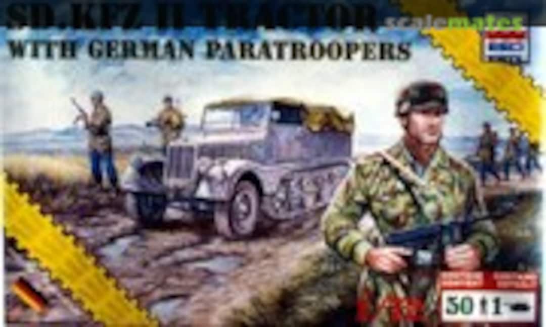 1:72 Sd.Kfz 11 Tractor with German Paratroopers (ESCI/ERTL 8624)