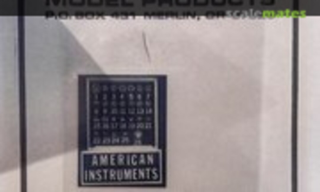 1:48 American Aircraft Instruments (Waldron Model Products WR0040) WR0040