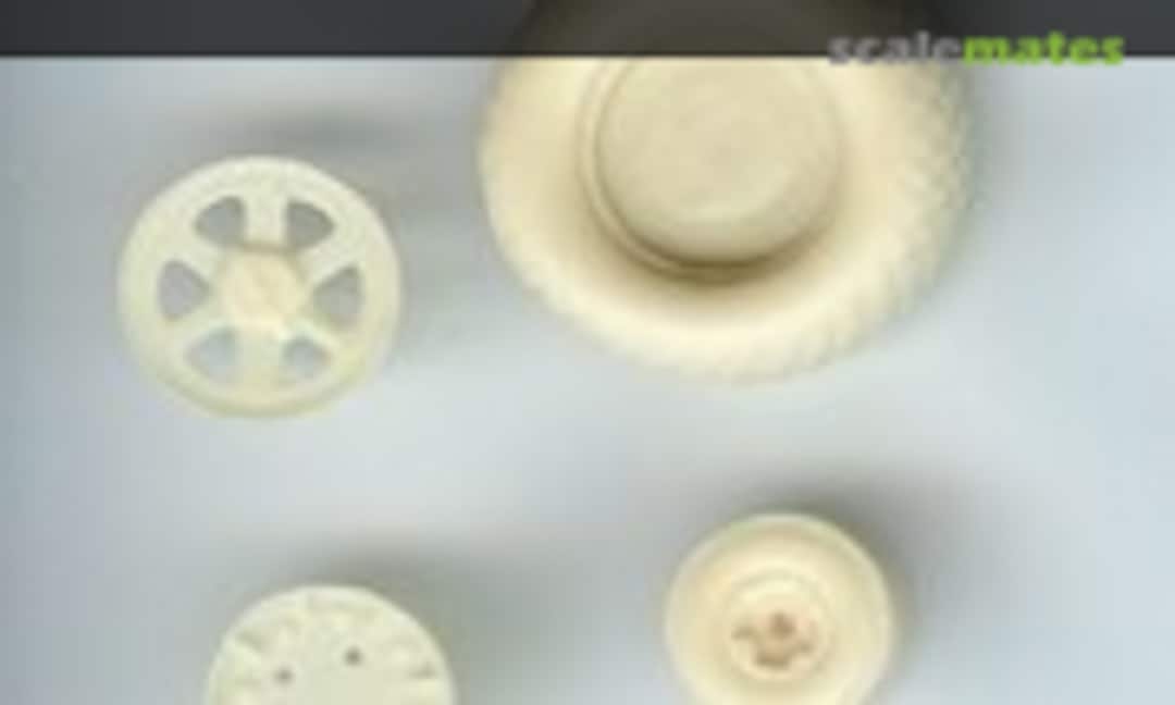 1:32 P-47 Thunderbolt Spoked, Diamond-tread Wheel Set (Jerry Rutman )