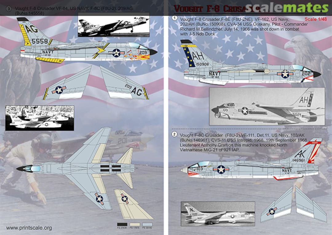 Boxart F-8 The complete set 2, part 1 48-139 Print Scale Boxart F-8 The complete set 2, part 1 48-139 Print Scale
