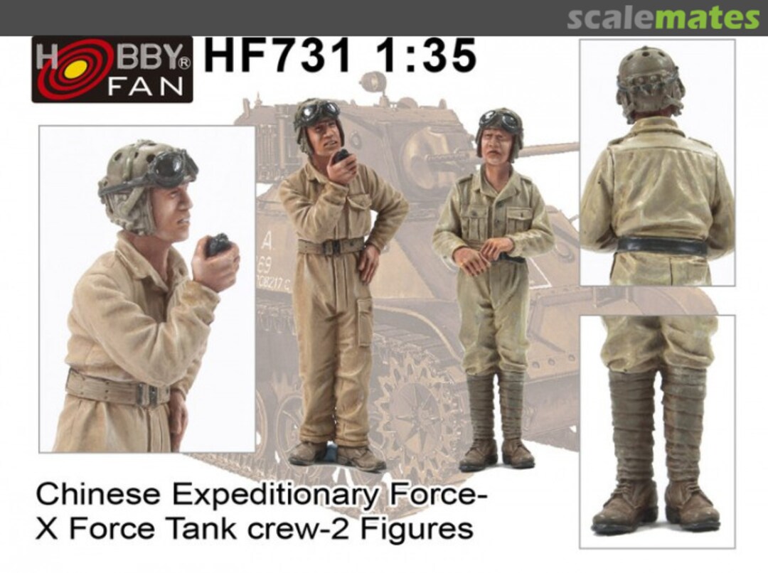 Boxart Chinese Expeditionary Force - X Force Tank Crew HF731 Hobby Fan Boxart Chinese Expeditionary Force - X Force Tank Crew HF731 Hobby Fan