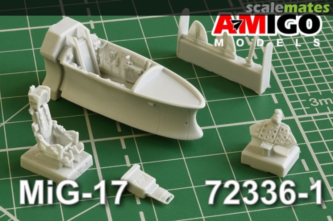 Boxart MiG-17F cockpit set with KK-2 ejection seat 72336-1 Amigo Models Boxart MiG-17F cockpit set with KK-2 ejection seat 72336-1 Amigo Models