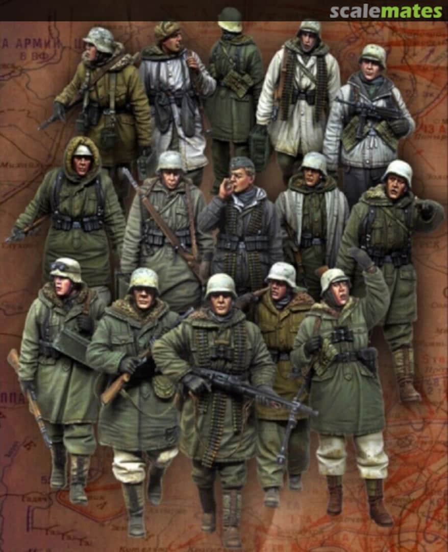 Boxart German Soldiers. Kharkov 1943 BIG SET-9 Evolution Miniatures Boxart German Soldiers. Kharkov 1943 BIG SET-9 Evolution Miniatures