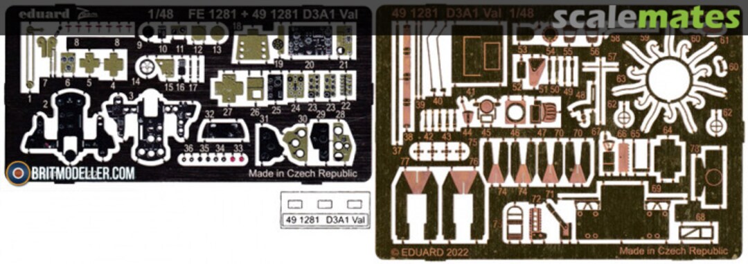 Boxart D3A1 Val detail set 491281 Eduard Boxart D3A1 Val detail set 491281 Eduard