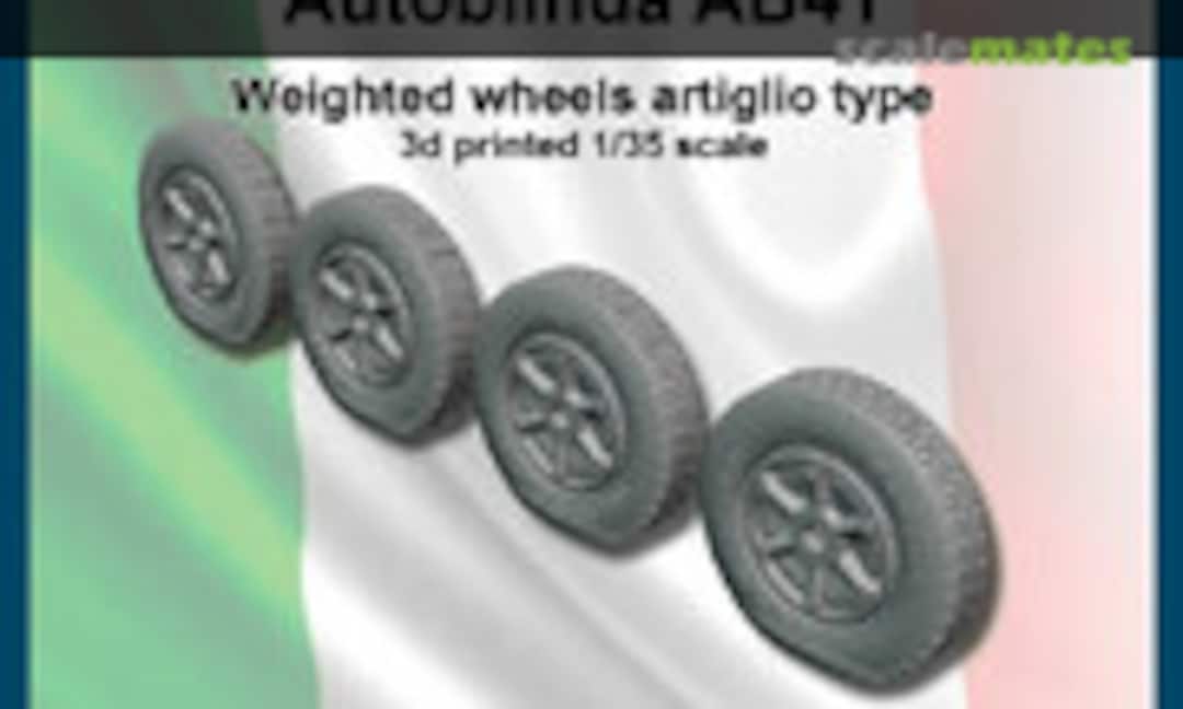 1:35 AB41 'artiglio' weighted wheels (FC Model Trend 37099) 37099