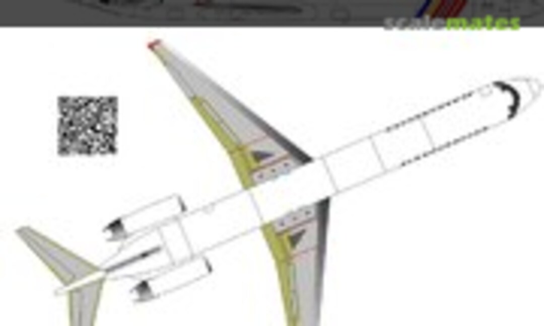 1:144 McDonnel Douglas MD81 SAS Classic decals (BSmodelle BSM144477) BSM144477