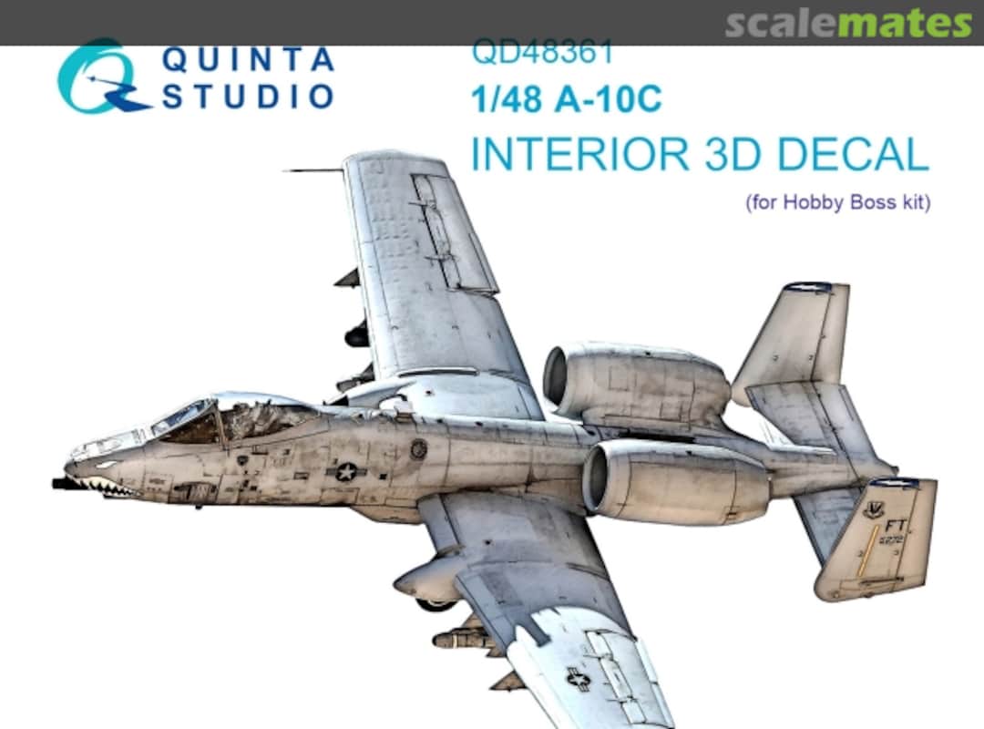 Boxart A-10C Thunderbolt II interior 3D decals QD48361 Quinta Studio Boxart A-10C Thunderbolt II interior 3D decals QD48361 Quinta Studio